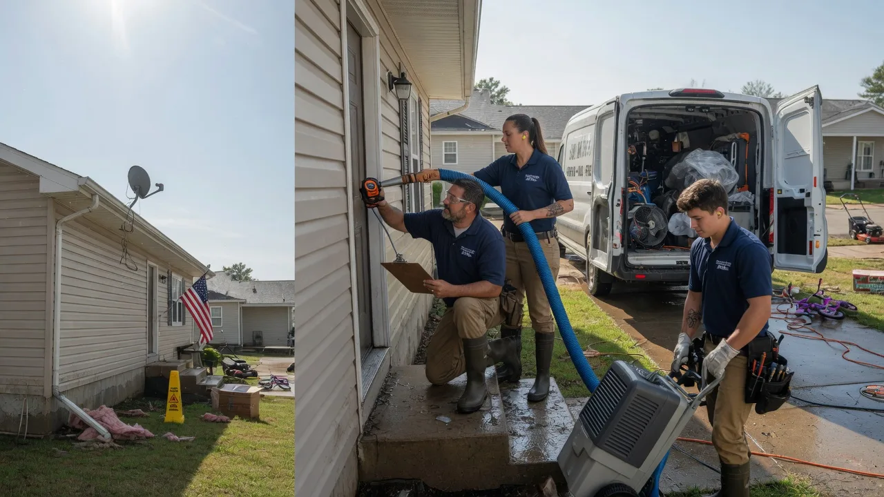 Ceiling Water Damage Restoration in Coopersville, MI near me